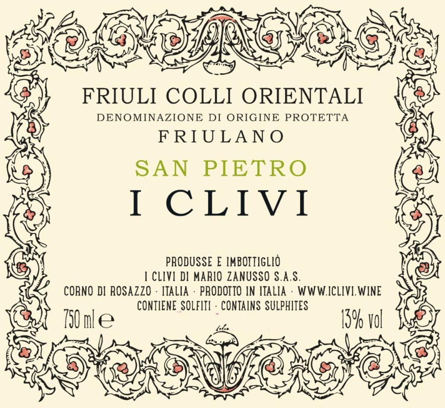 I Clivi Colli Orientali del Friuli San Pietro Friulano 2024