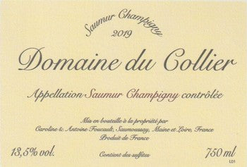Domaine du Collier Saumur Champigny Rouge 2020