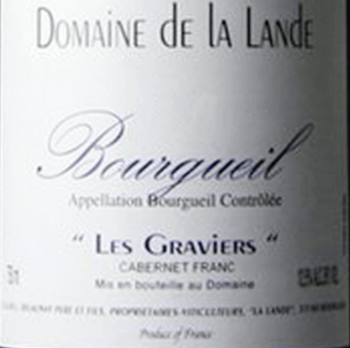 Domaine de La Lande Bourgueil Les Graviers 2015