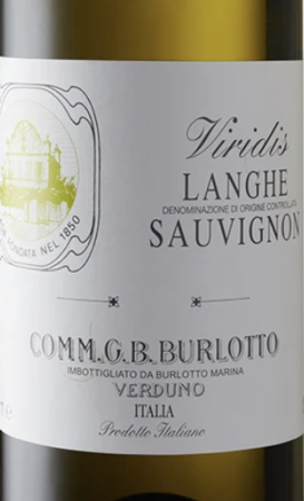 G.B. Burlotto Sauvignon Viridis 2022