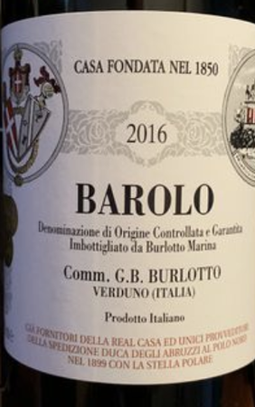 G.B. Burlotto Barolo 2021