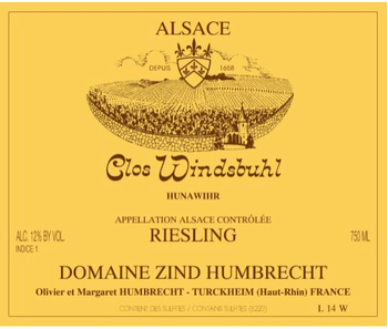 Zind-Humbrecht Clos Windsbuhl Riesling 2022