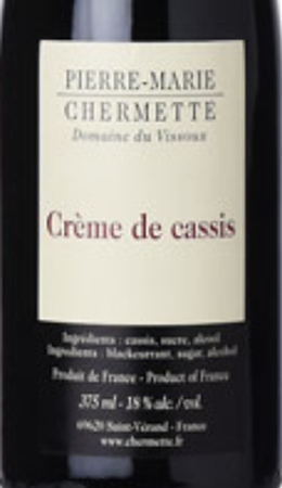Domaine du Vissoux Chermette Creme de Cassis