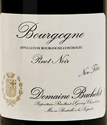 Domaine Bachelet Bourgogne Pinot Noir 2022