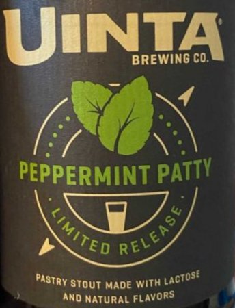 Uinta Peppermint Patty Pastry Stout 12oz Bottle