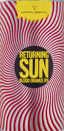 Varietal Beer Returning Sun 16oz Can