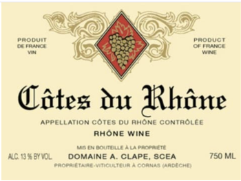 Auguste Clape Cotes du Rhone 2022