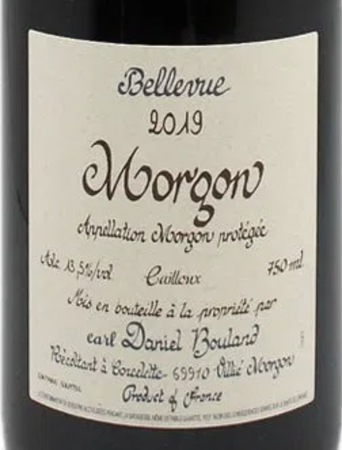 Daniel Bouland Morgon Bellevue Cailloux 2021