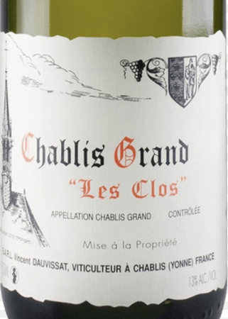 Domaine Rene et Vincent Dauvissat Chablis Grand Cru Les Clos 2020