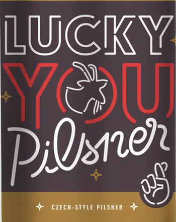 Iron Goat Lucky You Pilsner 12oz Can