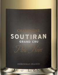 Champagne Soutiran La Perle Noire Grand Cru NV