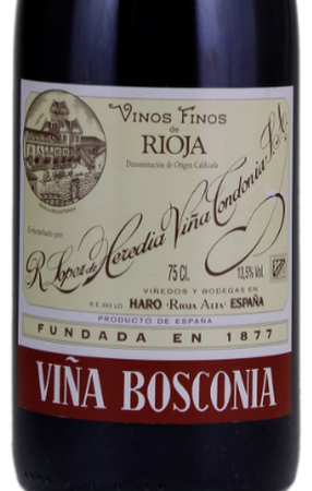 R. Lopez de Heredia Vina Bosconia Reserva 2015