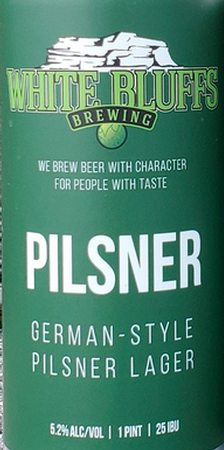 White Bluffs Pilsner 16oz Can