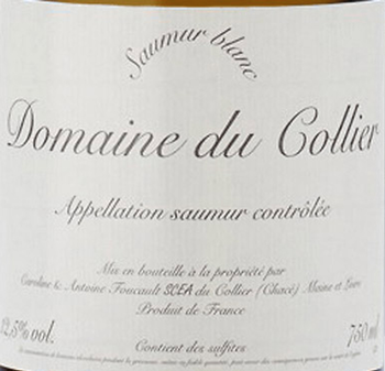 Domaine du Collier Saumur Blanc 2020