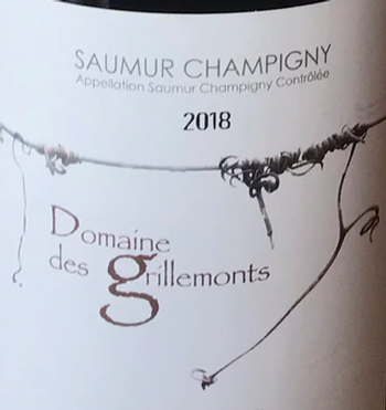 Domaine des Grillemonts Saumur Champigny Rouge 2018