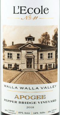 L'Ecole Apogee Pepper Bridge Vineyard 2022