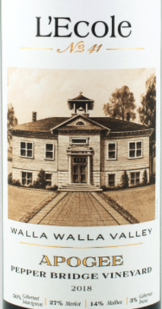 L'Ecole Apogee Pepper Bridge Vineyard 2022
