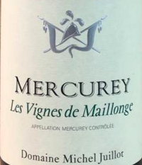 Domaine Michel Juillot Mercurey Les Vignes de Maillonge Blanc 2018