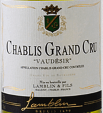 Lamblin & Fils Chablis Grand Cru Vaudesir 2020