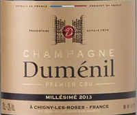 Champagne Dumenil Millesime 2013