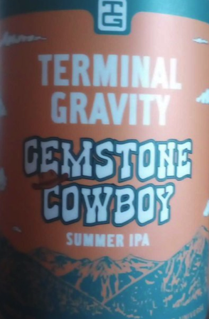 Terminal Gravity Gemstone Cowboy 12oz Can