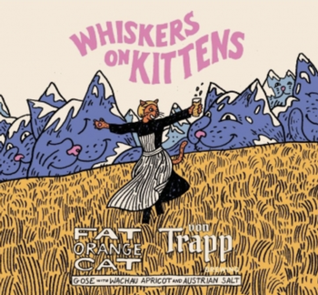 Fat Orange Cat Whiskers on Kittens 16oz Can