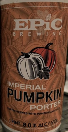 Epic Brewing Imperial Pumpkin Porter 16oz Can