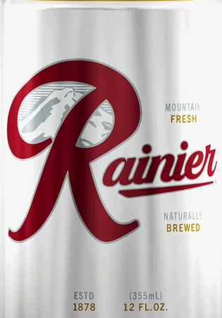 Rainier Beer 16oz Can