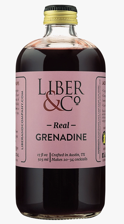Liber & Co Real Grenadine 9oz Bottle