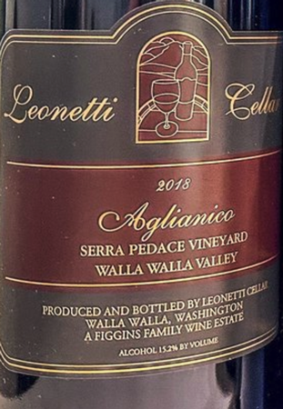 Leonetti Cellar Aglianico 2019