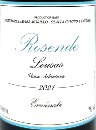 Envinate Ribeira Sacra Lousas Parcela Rosende 2021