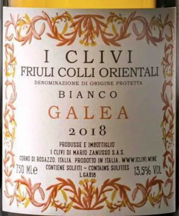 I Clivi di Ferdinando Zanusso Clivi Galea 2021