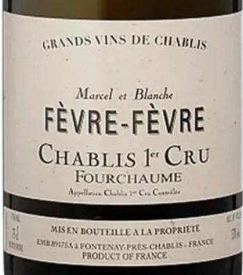 Domaine Nathalie & Gilles Fevre Chablis Premier Cru 1er Cru Fourchaume Fevre-Fevre 2022