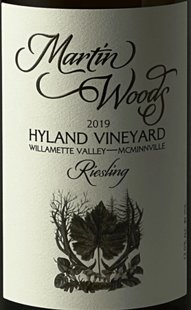 Martin Woods Riesling Hyland Vineyard 2020