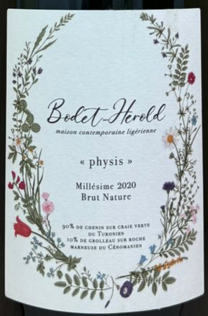 Bodet-Herold Cremant de Loire Physis Brut Nature 2020