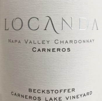 Locanda Wines Beckstoffer Carneros Lake Vineyard Chardonnay 2020