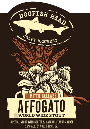 Dogfish Head Affogato World Wide Stout 12oz Bottle