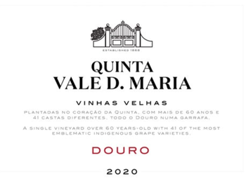 Quinta Vale D. Maria Vinhas Velhas Red 2020
