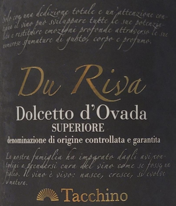 Tacchino Du Riva Dolcetto Superiore 2016