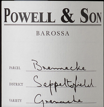 Powell & Son - Neldner Road Brennecker Seppeltsfield Grenache