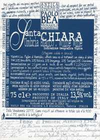 Paolo Bea Santa Chiara Bianco Umbria IGT 2020