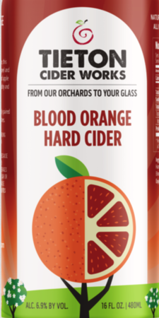 Tieton Blood Orange Cider 16oz Can