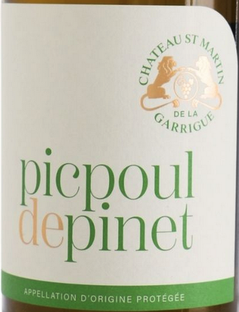 Chateau St. Martin de la Garrigue Picpoul de Pinet 2023