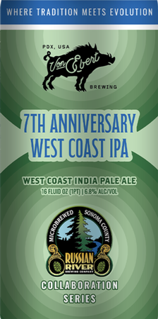 Von Ebert w/ Russian River 7th Anniversary IPA 16oz Can