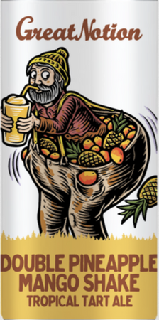 Great Notion Double Pineapple Mango Shake 16oz Can