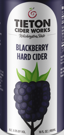 Tieton Blackberry Cider 16oz Can
