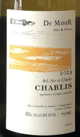 Domaine Alice et Olivier de Moor Chablis Coteau de Rosette 2023