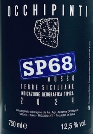 Arianna Occhipinti SP68 Rosso 2025