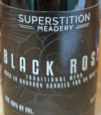 Superstition Meadery Black Rose 375mL