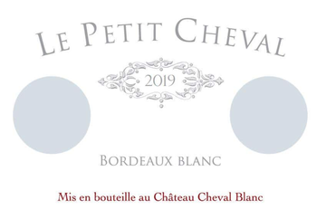 Chateau Cheval Blanc Le Petit Cheval Bordeaux Blanc White 2019